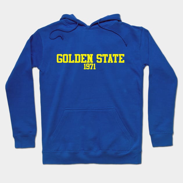 Golden State 1971 (variant) Hoodie by GloopTrekker